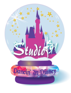 2021 Dancing with Disney castle in snowglobe logo