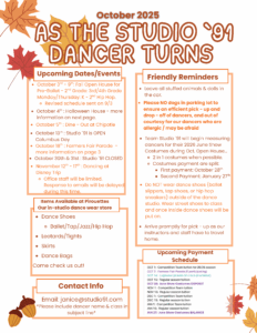 October newsletter cover