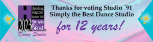 Thanks for Voting for Studio 91 for 12 years